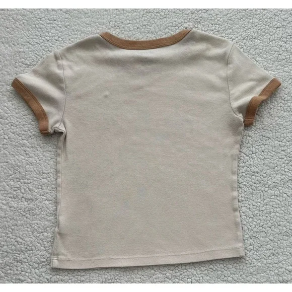 Womens Wildflower Soul Ringer Tee Festival Indie Sleaze Size Small 90s Y2K - Picture 8 of 8